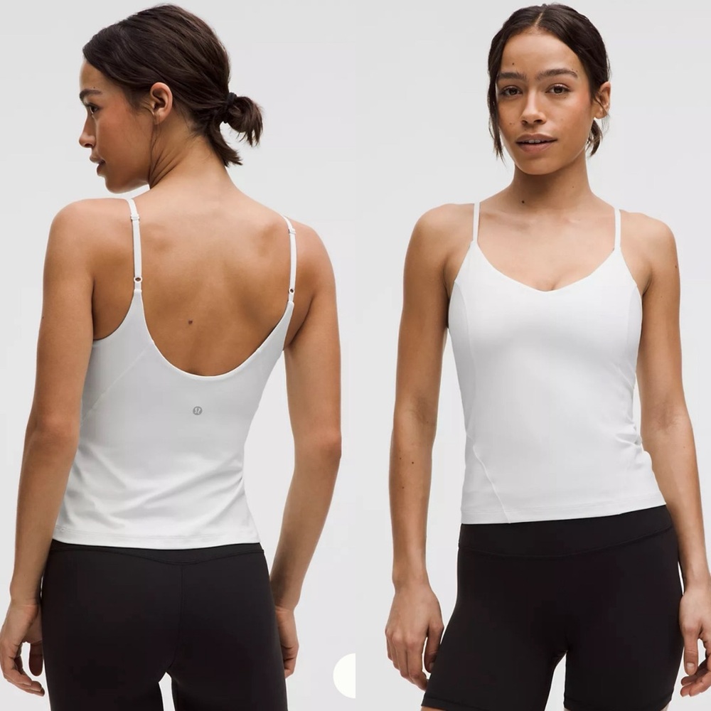 NWT lululemon Align™ Waist-Length Cami Tank Top C/D Cup White Size 6